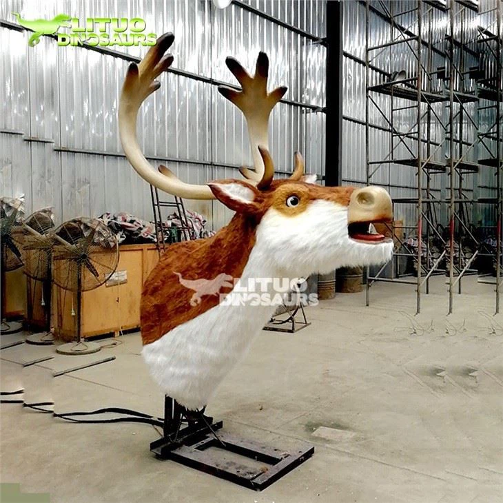 2Christmas Animatronic Reindeer Head