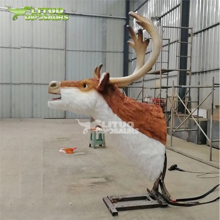 4.Animatronic Reindeer Head