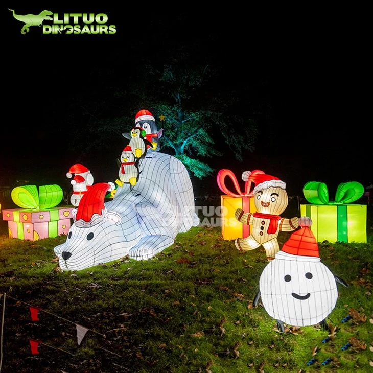 China Christmas Snowman Lantern