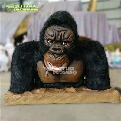 Modelo de King Kong conmovedor de gran tamaño personalizado